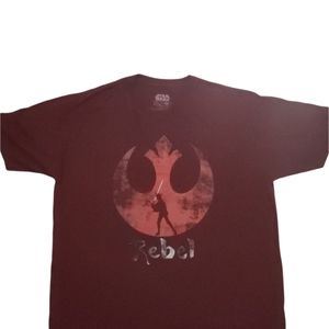 Vintage Star Wars "Rebel"  T-shirt luke skywalker
